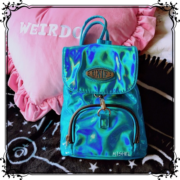 UNIF Handbags - UNIF Quip Mini Backpack (Blue)